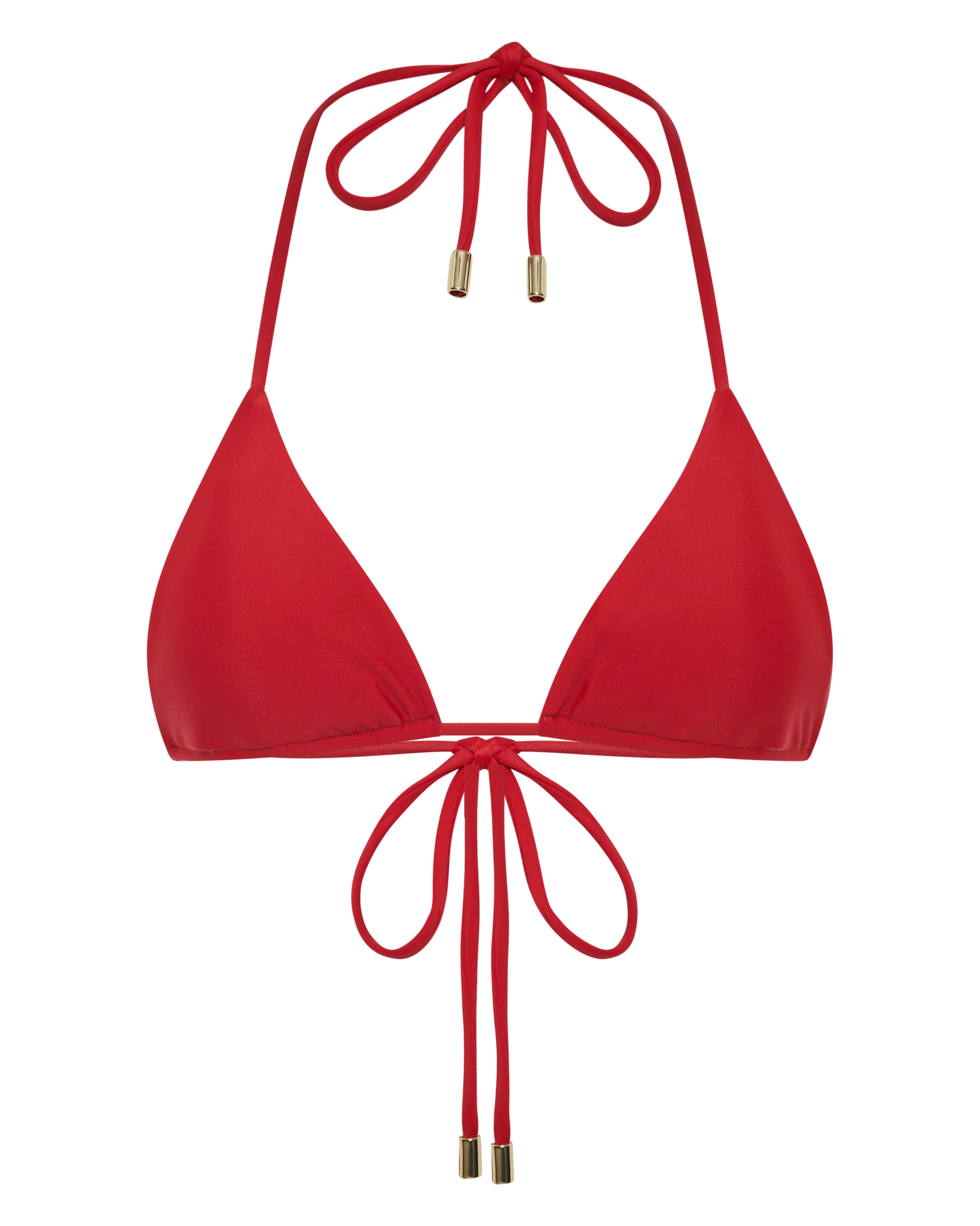 LUNA CLASSIC HALTER TOP IN SPORTING RED